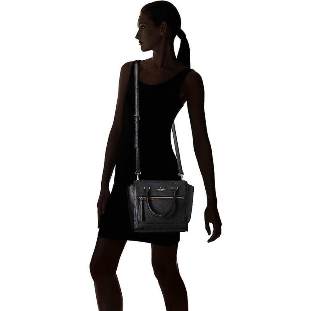Kate Spade Chester Allyn Street Tassel Small Handbag Black